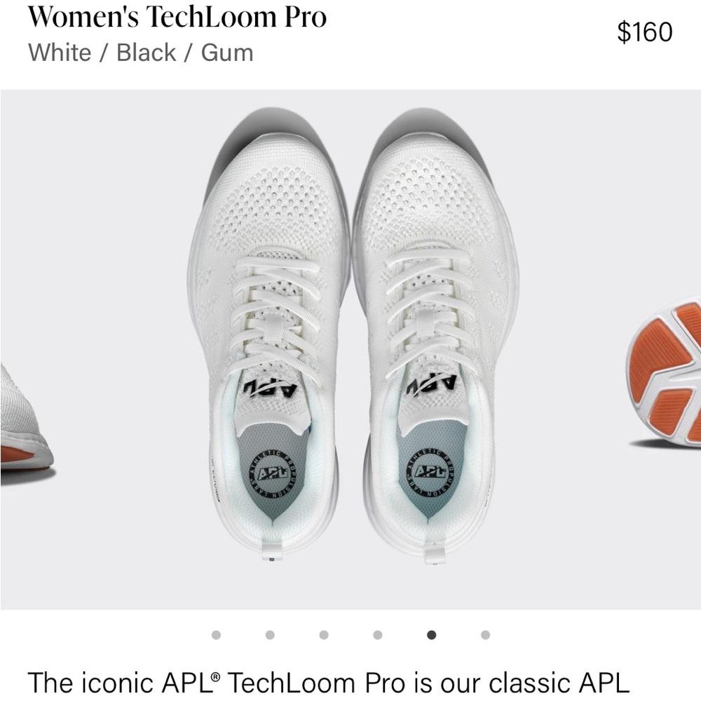 APL Women’s Techloom Pro Sneakers White SZ US 9 NEW